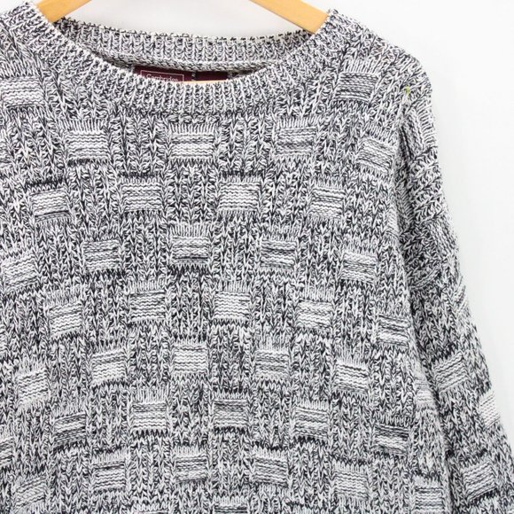 Vintage Cambridge Classics Knit Sweater Mens Gray Pullover Long Sleeve Size M - Picture 2 of 10